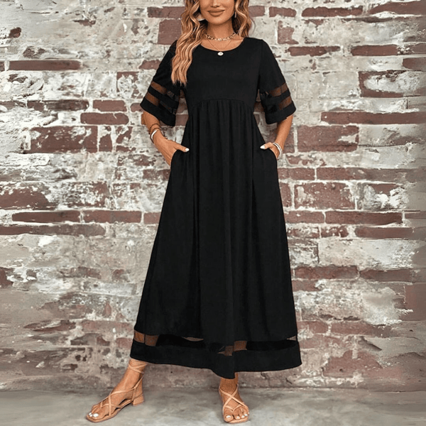 Elaria | Flattering Elegance Dress With Tummy Coverage
