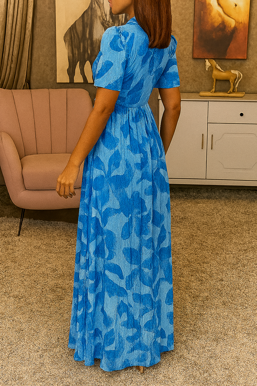 Camellia – Whispering Florals Dress